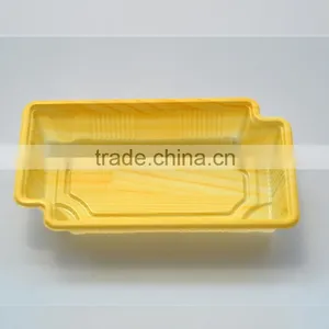 SM1-4101 Yellow Disposable Food Container With Lid thumbnail-1