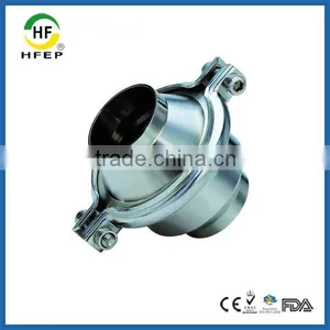 HF1C005 DN80 3 Inch Weld Stainless Steel 304 Sanitary Food Grade Check Valve thumbnail-1