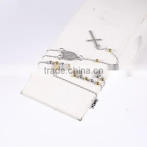 High-grade Fashion Accessories Christmas Discount Dither Beads Thin Long Chain Necklace thumbnail-6
