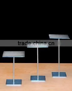 Metal Shoe Display Riser Set With Square Base/ Store Fixture Shoe Stand thumbnail-2