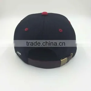 Wholesale Custom Design Your Own Logo 7 Panel Black Snapback Hat With Woven Label thumbnail-3