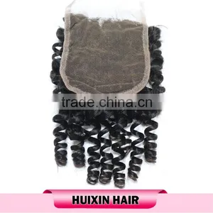 Best Price Top Quality Virgin Brazilian Hair Lace Closure Brazilian Baby Curly Lace Closure thumbnail-6