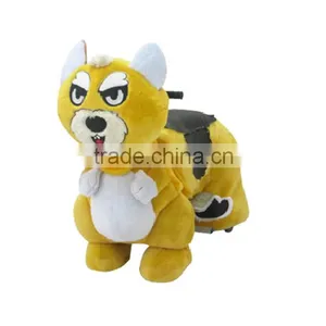 Popular Coin Operated Plush Electrical Toy Car, Electrical Walking Animal Car for Kids Ride on thumbnail-3