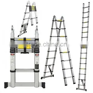 9+9STEPS MULTI-PURPOSE TELESCOPIC LADDER(5.6M Both A Type and Straight Type) thumbnail-3