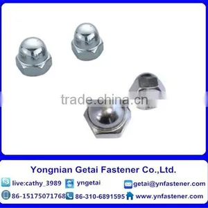 DIN 1587/DIN 917 Hexagon/Flange Cap Nuts M3-M24 Galvanized thumbnail-6