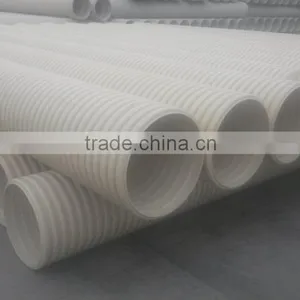 Dongli Brand SN4 SN8 Double Wall Pvc Corrugated Pipe for Sale thumbnail-1