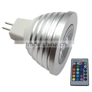 Magic Lighting RGB LED Light Bulb And Remote With 16 Different Colors Spotlight thumbnail-1