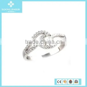 2015 New Products Pave Cheapest Diamond Ring For Couple thumbnail-6
