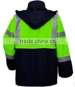 Yellow Safety Reflective Jacket ,reflective Safety Light Jacket,work Jacket With Reflective Stripes thumbnail-6