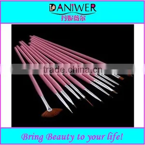 Presonalized Synthetic Nail Paint Brush Set 12pcs Manufacturer thumbnail-1