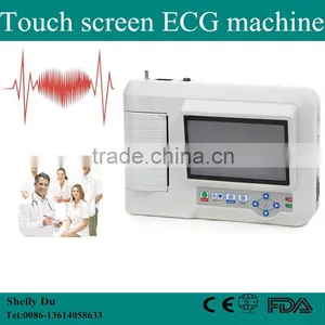 CE&ISO Best Price Portable Color Screen 3 Channel Electrocardiograph ECG Machine With Software EKG Machine-EKG-903BS-Shelly thumbnail-1