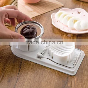 2 in 1 Multifunction Egg Cutter Master Kitchen Food Egg Slicer thumbnail-2