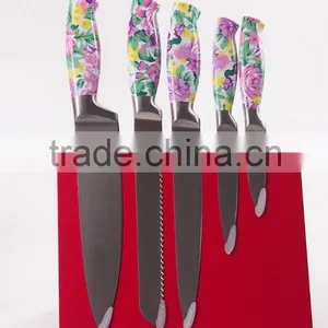 Kitchen Knife Set With Magnetic Knife Rack thumbnail-1