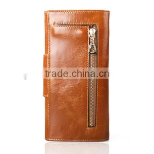 China New Fashion Clutch Bag Men Lady Leather Wallet Purse thumbnail-2