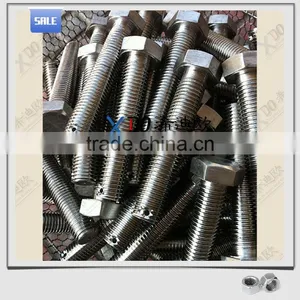 Alloy 800 . Alloy800H. Alloy825 . Alloy925stainless Steel Fasteners Full Thread Hex Bolts thumbnail-4