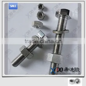 Gh4169 /alloy718 Stainless Steel Hex Bolt and Nut gh 4033 / Alloy925 thumbnail-4