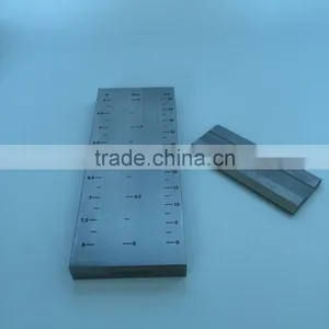 Double Groove 8 Hegman Grindometer Scraper Fineness Grind Gauge thumbnail-2