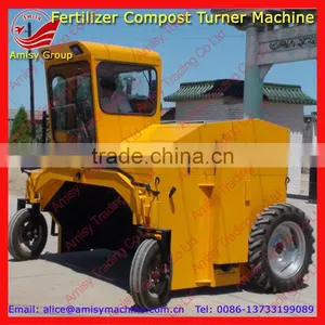 Amisy Self-propelled Fertilizer Compost Turner Machine for Fermenting Urban Solid Waste thumbnail-1