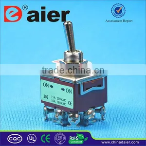 KN-302 ON-ON 2-way Toggle Switch 3PDT 220v Toggle Switch thumbnail-1