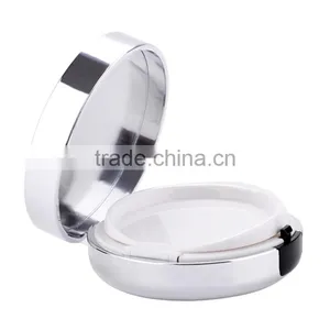 Fashionable Shiny Gold Jar for Air Cushion BB CC New Makeup Round Airless Powder Jar thumbnail-4