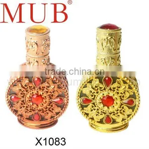 Restrained Elegance Travel Durable Round Metal /Alloy Perfume Arabia Bottles thumbnail-1