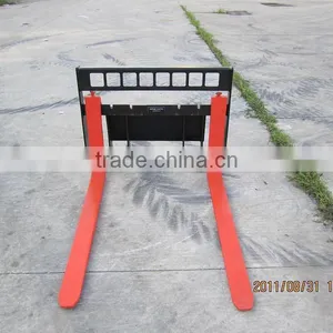 Mini Skid Loader Attachment Pallet Fork for Sale thumbnail-1