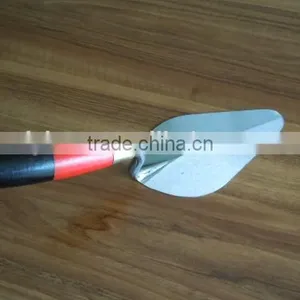 Fine Polished One Piece Forged Trowel With Wooden Handle ( Factory ) thumbnail-2