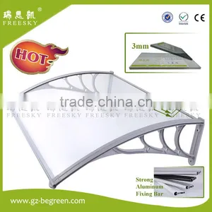 Block Out Rain and Sun Polycarbonate Sheet Awning With Sun Shield thumbnail-6