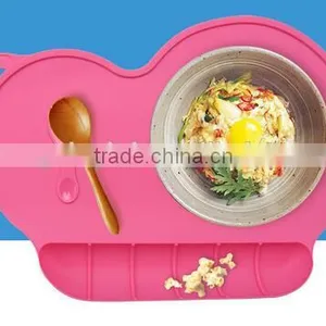 Silicone Placemat, Silicone Pad Baby Table Mat ,Waterproof Antibiosis Tableware Placemat thumbnail-3
