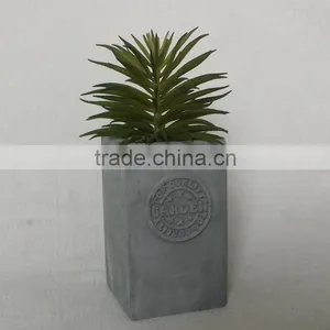Cheap Concrete Pots With Fake Plants thumbnail-2