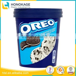 Wholesale Plastic Container for Sweets With IML Printing, Wholesale Plastic Cup Chocolate Biscuit Cup thumbnail-1