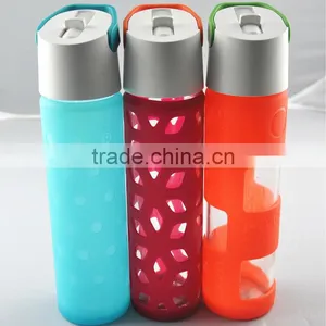 Anti-Slip Heat Resistant Glass Bottle Silicone Sleeve for Protection and Bumps thumbnail-1
