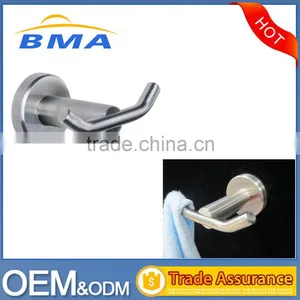 Bathroom Accessories Stainless Steel 304 Robe Hook With Two Hook thumbnail-1