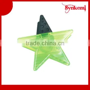 Clear Plastic Star Shaped Paper Clip thumbnail-1
