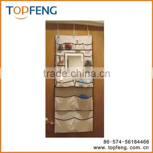 Over the Door Organizer With Mirror/hanging Organizer With Mirror thumbnail-1