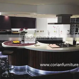 Modern Design Solid Surface Home Bar Counter , Artificial Stone Bar Counter thumbnail-1