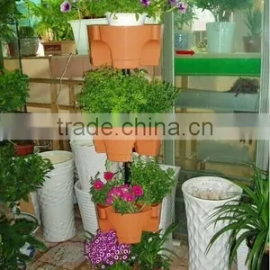 Movable Stackable Vertical Plastic Garden Planter thumbnail-2