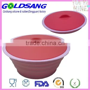 Silicone Feeding Bowl Water Dish Collapsible Travel Portable Bowl thumbnail-3