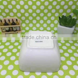 Stocked White Porcelain Square Dish/food Dish/rice Dish/salad Bowl thumbnail-3