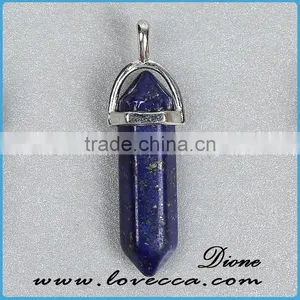 Natural Quartz Crystal Pendant, Druzy Gem Stone Pendant Charms thumbnail-6