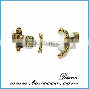 Custom Handmade Men's Genuine Leather Steel Anchor Hook Bracelet thumbnail-3
