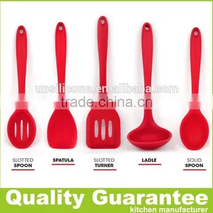 BPA Free 5-piece Durable Easy Cleaning Kitchenware Cooking Tools Silicone Baking Utensil Set thumbnail-1