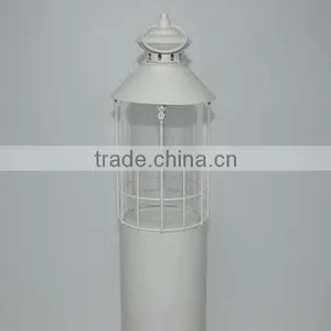 Garden Decoration Metal Tall Candle Lantern thumbnail-1