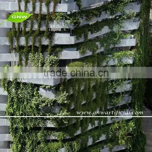 GNW GLW025 Evergreen Artificial Grass Wall Decor Anti-UV Plastic Leaves thumbnail-1