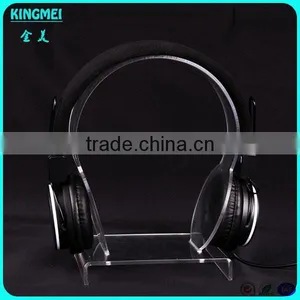 2015 Factory Wholesale Custom Headphone Display Stand Headset Stand Acrylic Headphone Stand thumbnail-1