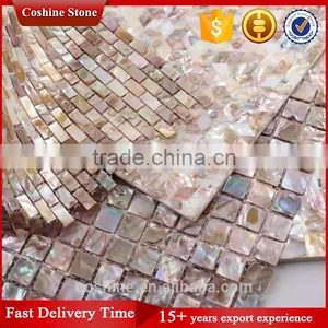 North America Designer Home Decor Penny Round Shell Mosaic Tiles thumbnail-2