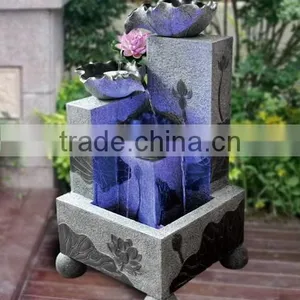 Led Resin Indoor Decoration/ Resin Water Fountain With Led Light thumbnail-1
