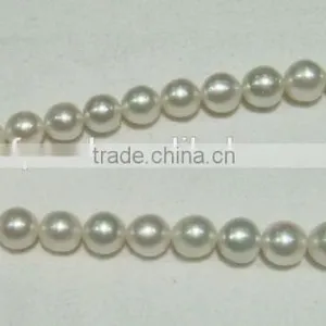 Fashion 11-11.5mm AA White Round South Sea Pearl Strands thumbnail-2
