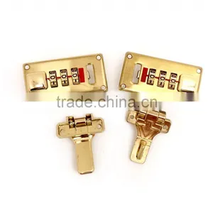 Smaller Combination Number Lock With Hasp for Pilot Case, Combination Lock With Push Buttom for Suitcase, Left Hand thumbnail-6