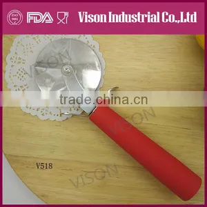 Wholesale Multi Function Custom Design Pizza Wheel Stainless Steel Pizza Cutter Fork thumbnail-1